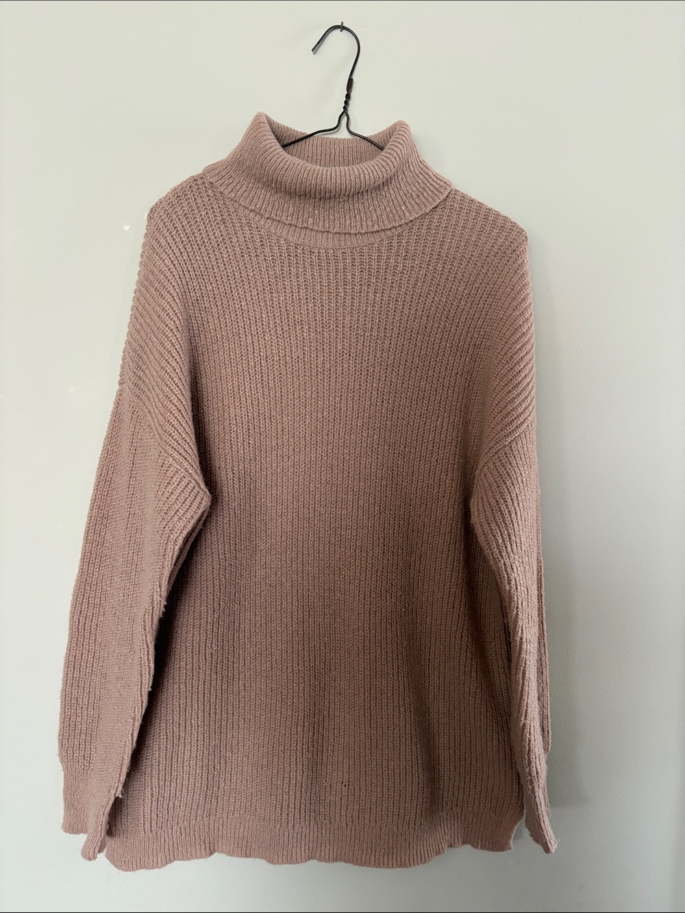 Mauriceโs Cozy Turtleneck Sweater - Dusty Rose